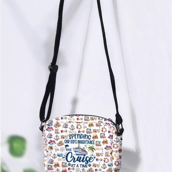One Cruise At A Time: Elegant Crossbody Bag for Travel Enthusiasts - Picture 3 of 7